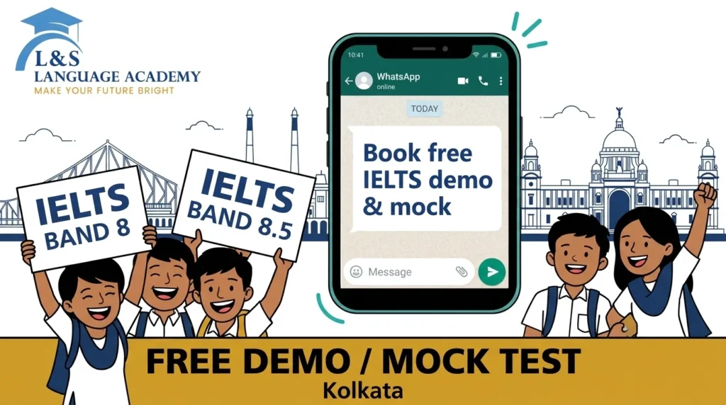 IELTS coaching in Kolkata - book free ielts demo mock kolkata