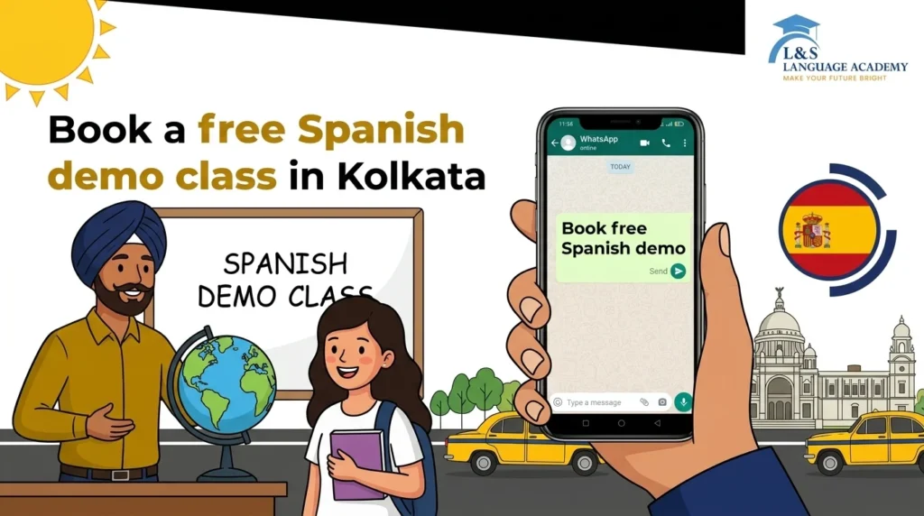 Spanish language course in Kolkata and book free spanish demo class kolkata