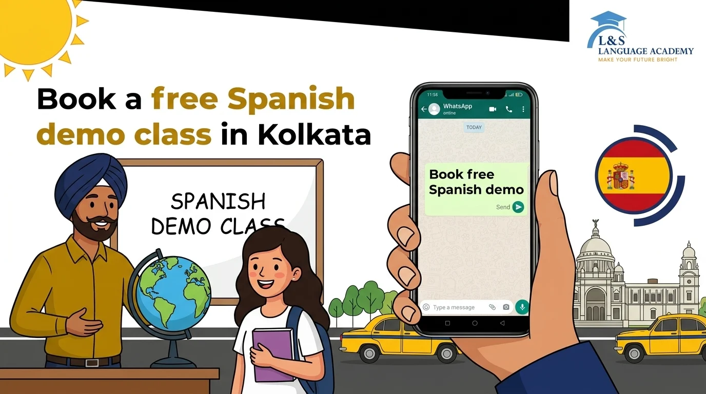 book free spanish demo class kolkata