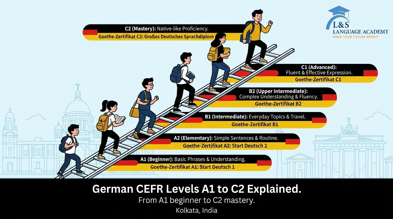 German CEFR levels A1 to C2 explained