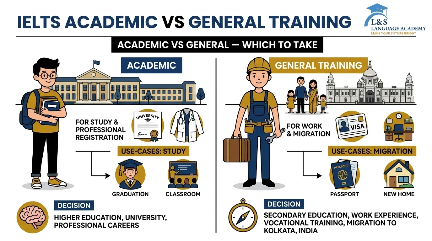 IELTS Academic vs General Training comparison