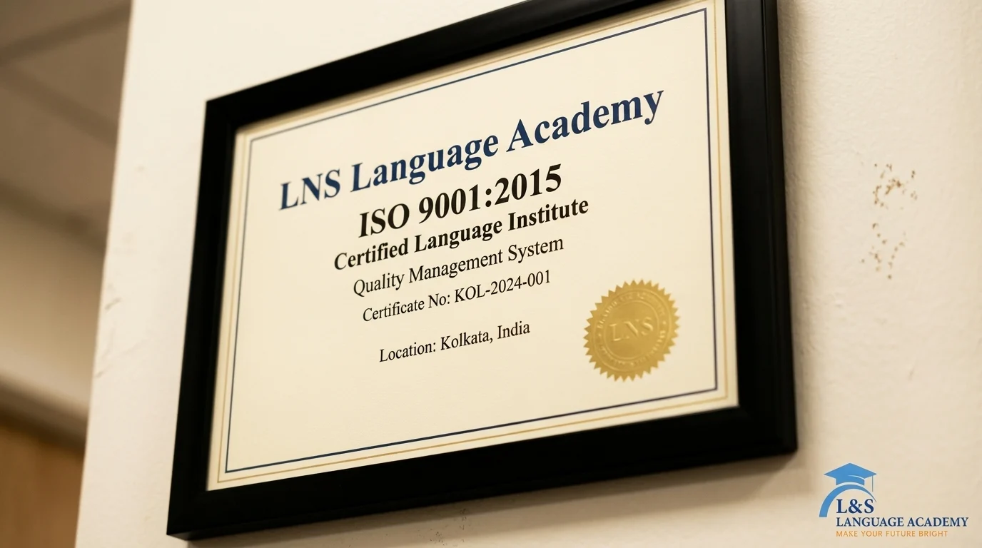LNS Language Academy ISO 9001:2015 quality certification