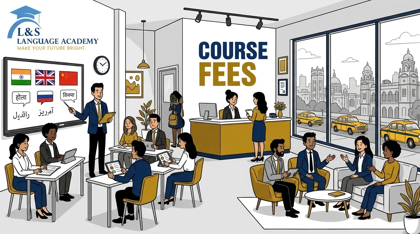 Language course fees at LNS Academy Kolkata