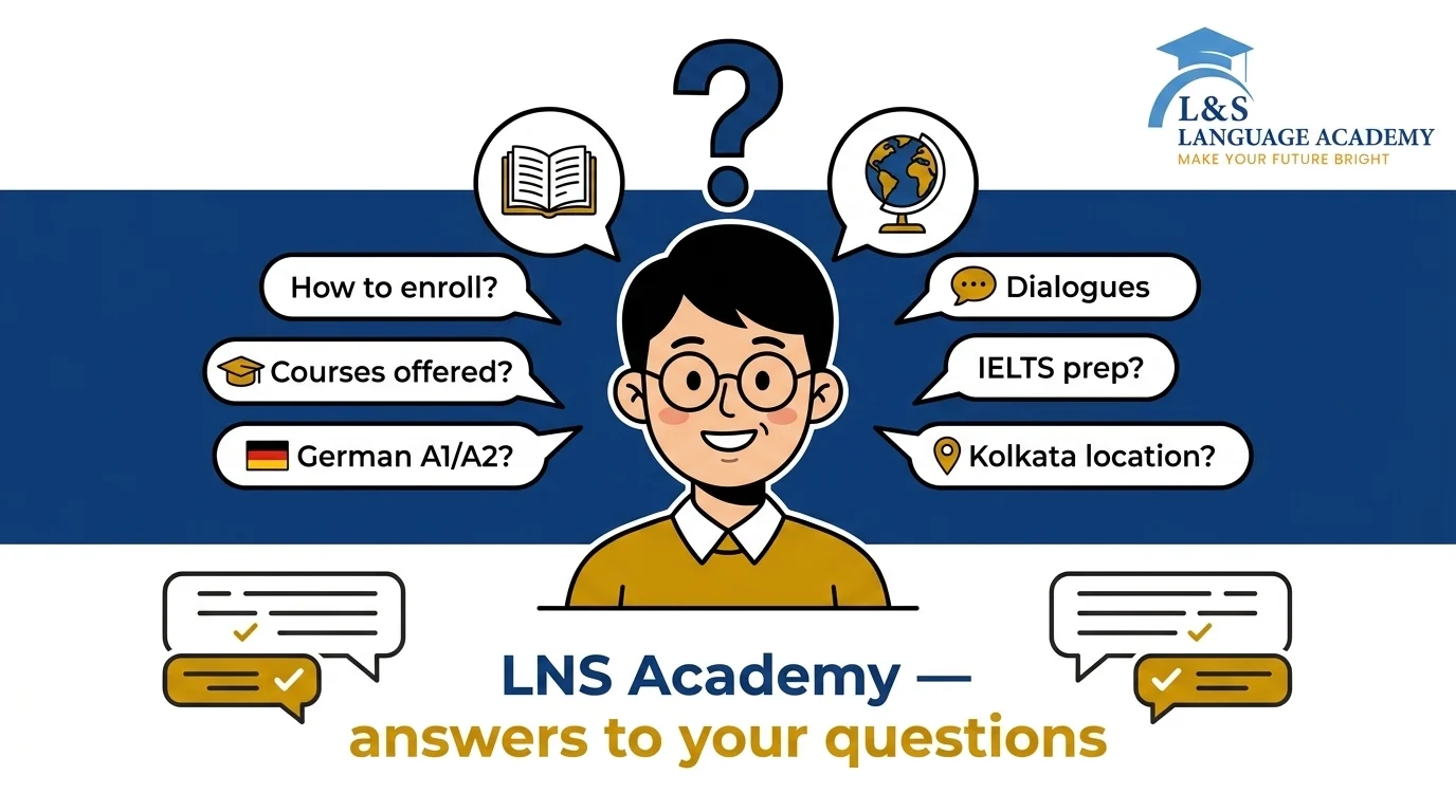 Frequently asked questions LNS Language Academy Kolkata