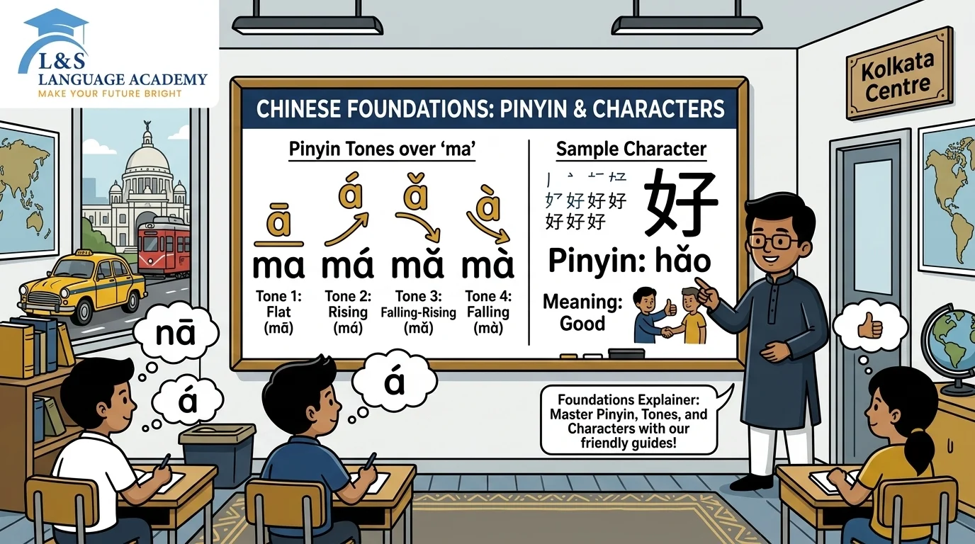 Pinyin, tones and Chinese characters explained