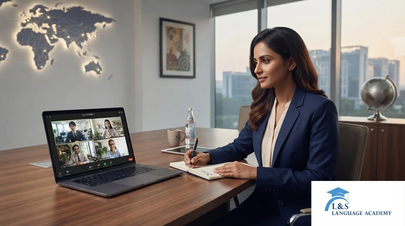 Spanish-speaking bridge professional coordinating between India and Latin America operations